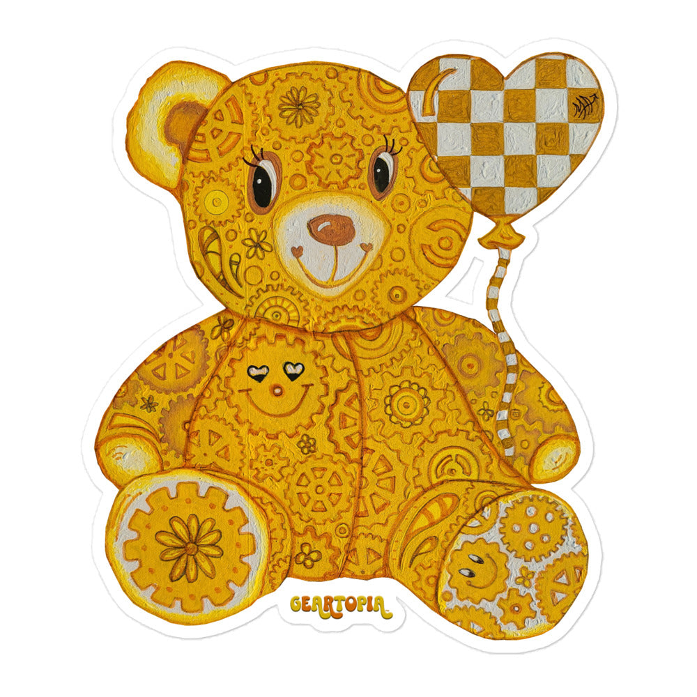 "Happy" GEAR BEAR Sticker