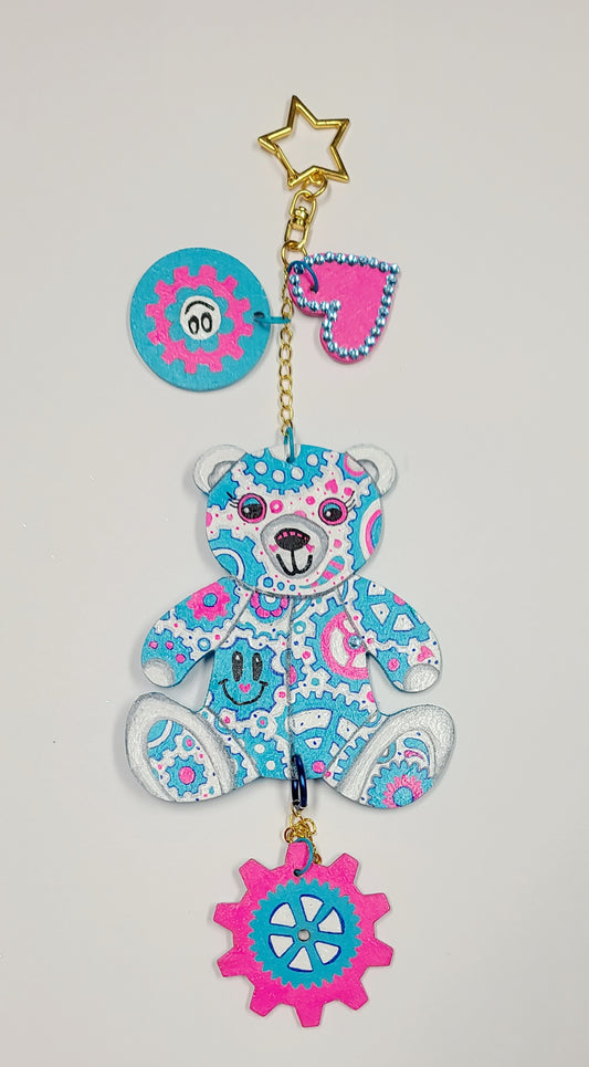 GEAR BEAR – Joy Bag Charm

Bursting with cheerful charm, Joy brings happy vibes wherever she goes. Painted in candy pink and sky blue, she’s a ray of positivity wrapped in whimsical gears. Glitter on the back and radiant crystals give her that extra sparkle of sunshine.

Each GEAR BEAR comes with three accessory charms—including a&nbsp;signed, hand-painted Geartopia gear tag by artist Megan Aroon—making this a one-of-a-kind treasure where whimsy meets luxury.