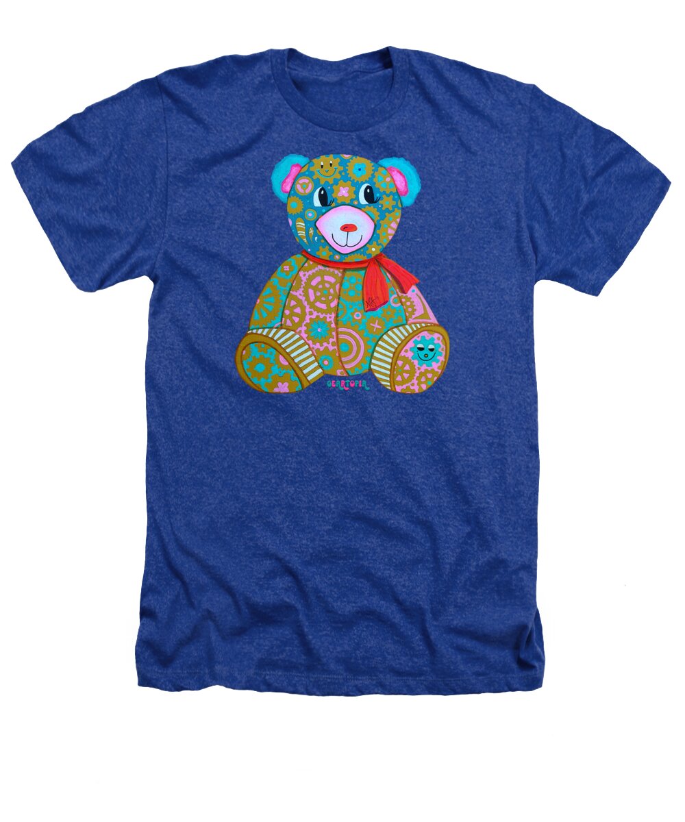 Geartopia GEAR BEAR Candy Original Handpainted PoP Art Teddy Bear Painting Kids Art by MeganAroon - Heathers T-Shirt