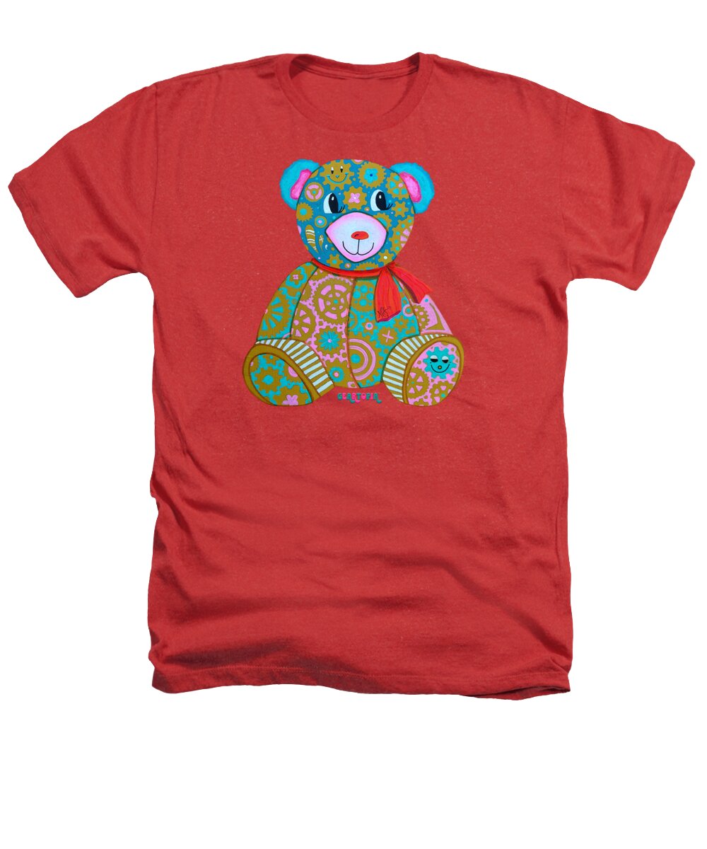 Geartopia GEAR BEAR Candy Original Handpainted PoP Art Teddy Bear Painting Kids Art by MeganAroon - Heathers T-Shirt