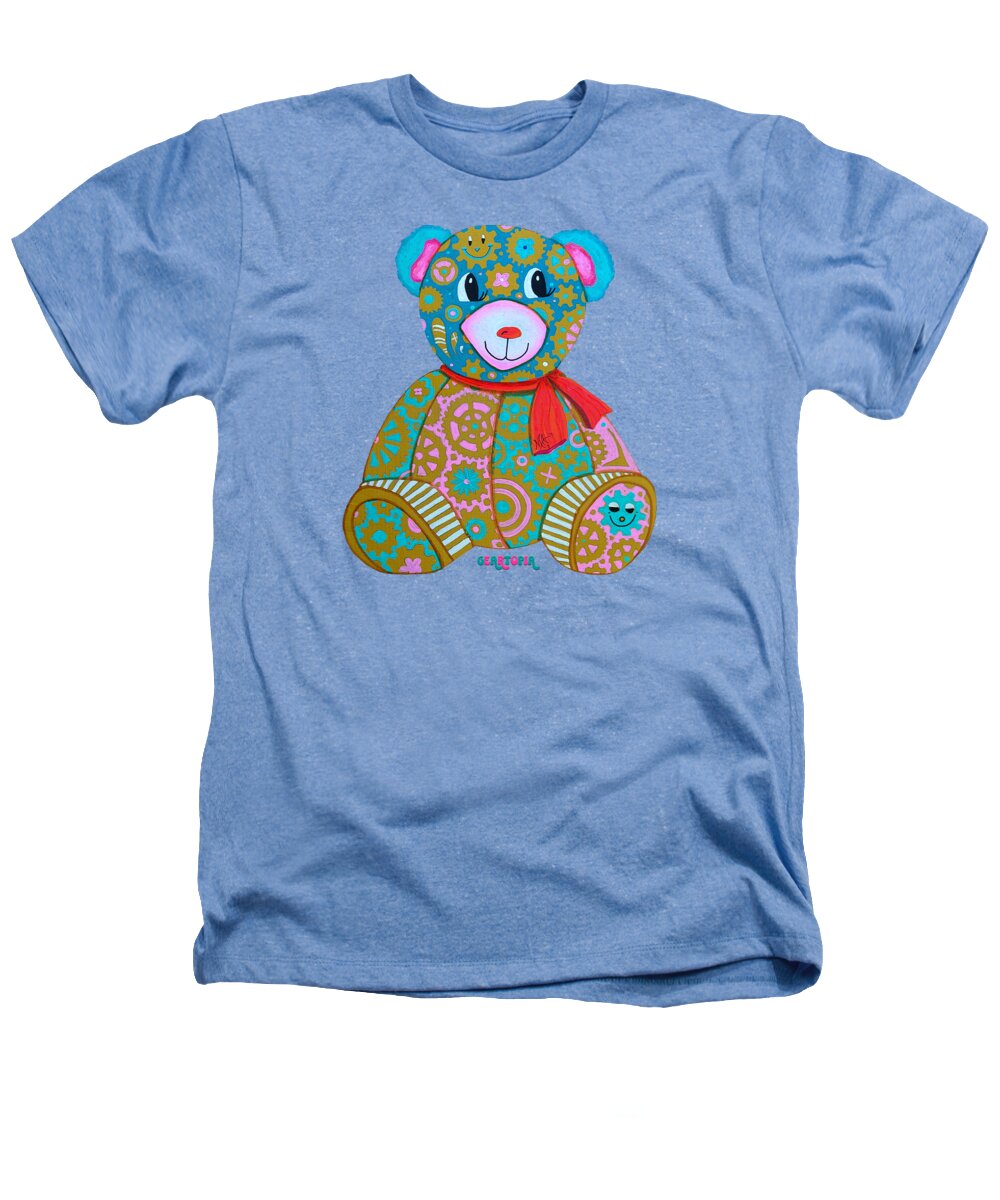 Geartopia GEAR BEAR Candy Original Handpainted PoP Art Teddy Bear Painting Kids Art by MeganAroon - Heathers T-Shirt