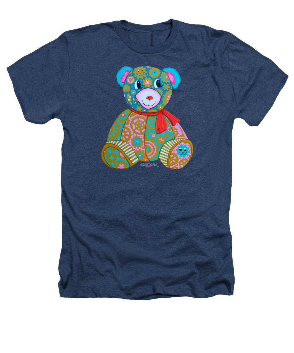 Geartopia GEAR BEAR Candy Original Handpainted PoP Art Teddy Bear Painting Kids Art by MeganAroon - Heathers T-Shirt