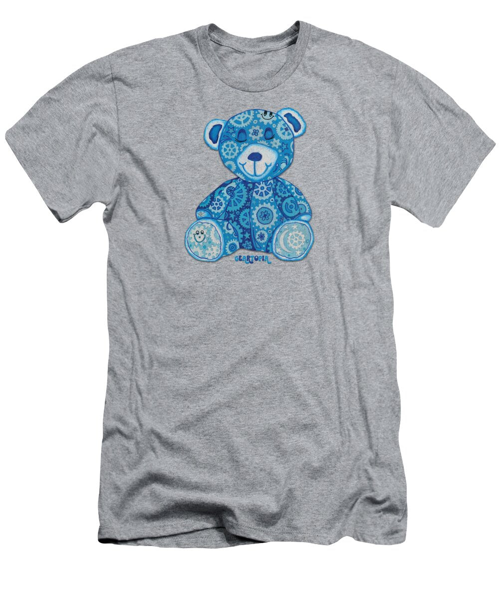 Geartopia GEAR BEAR Dreamy Original Handpainted PoP Art Teddy Bear Painting Nursery Art MeganAroon - T-Shirt