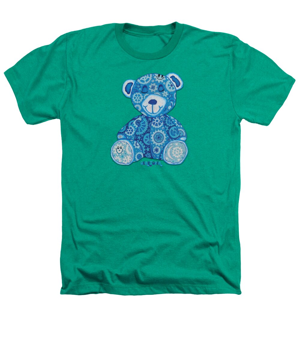 Geartopia GEAR BEAR Dreamy Original Handpainted PoP Art Teddy Bear Painting Nursery Art MeganAroon - Heathers T-Shirt