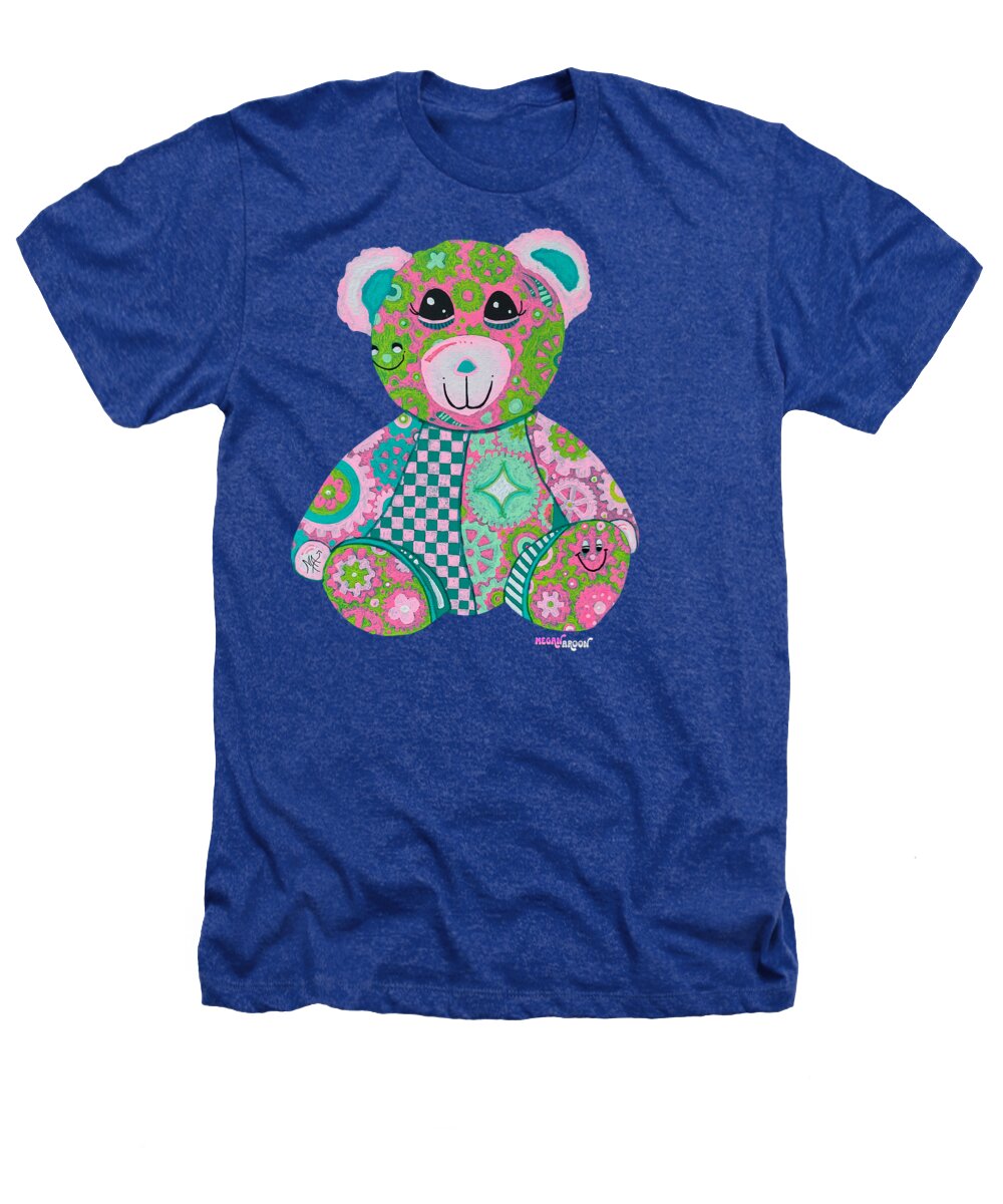 Geartopia GEAR BEAR Hope Original Handpainted PoP Art Teddy Bear Painting Nursery Art MeganAroon - Heathers T-Shirt