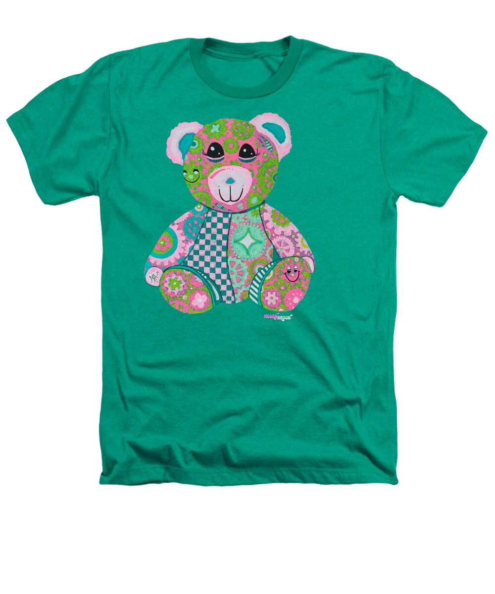 Geartopia GEAR BEAR Hope Original Handpainted PoP Art Teddy Bear Painting Nursery Art MeganAroon - Heathers T-Shirt