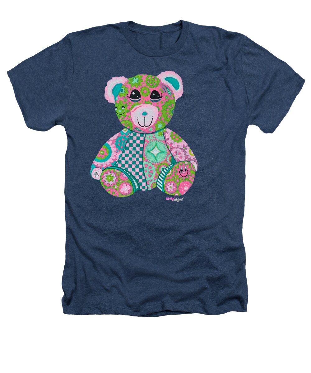 Geartopia GEAR BEAR Hope Original Handpainted PoP Art Teddy Bear Painting Nursery Art MeganAroon - Heathers T-Shirt