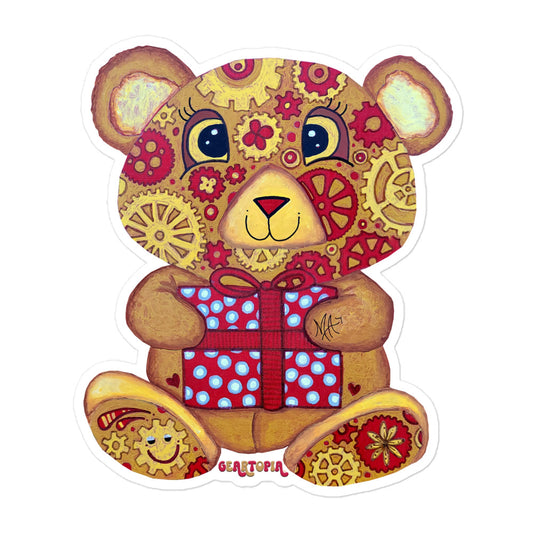 "Pressie' the GEAR BEAR Sticker